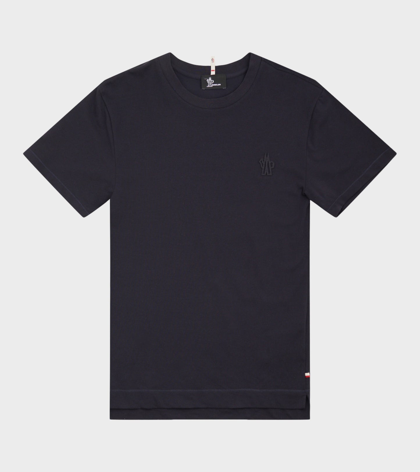 Logo Patch Cotton Blend S/S T-shirt Navy