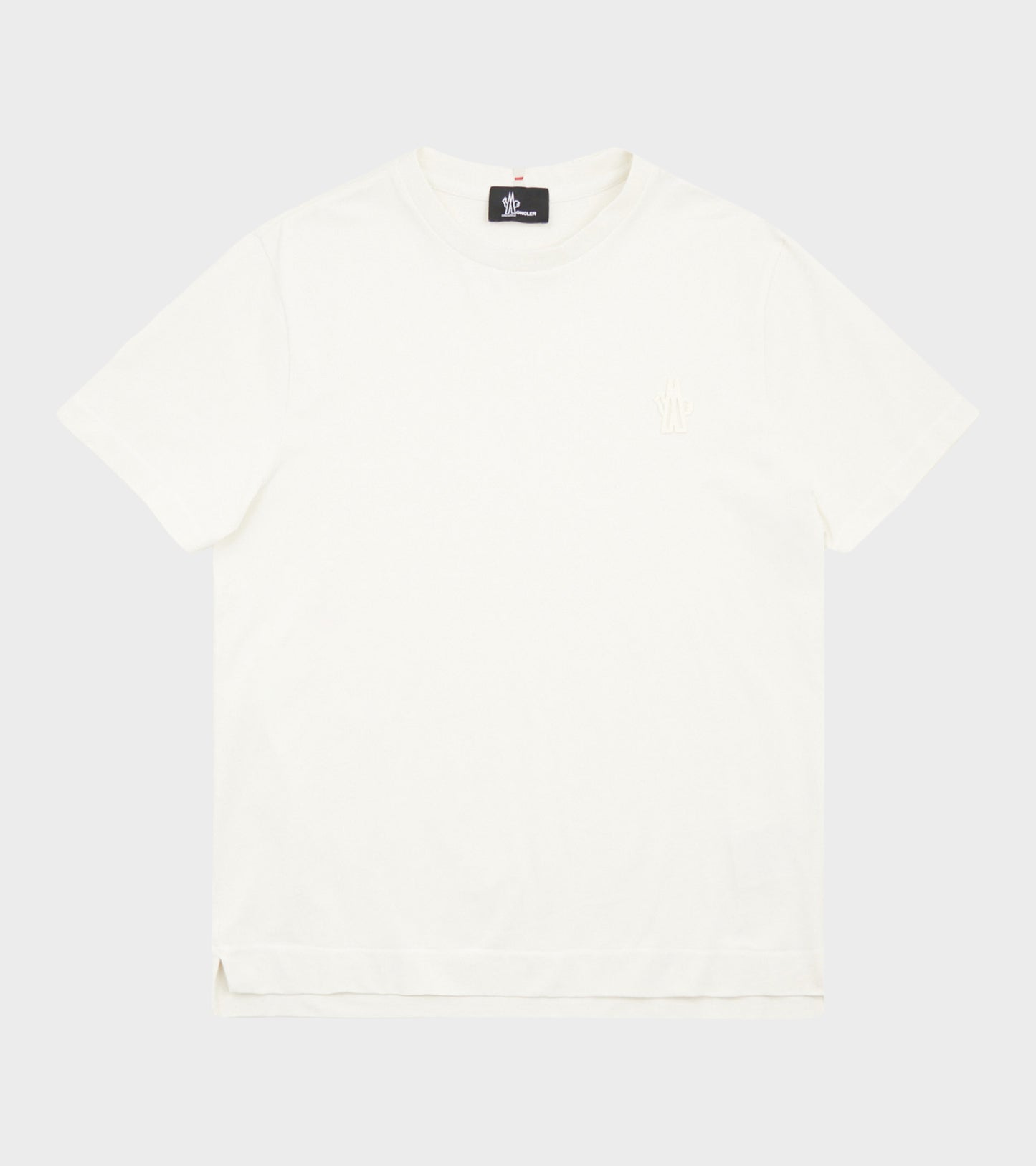 Logo Patch Cotton Blend S/S T-shirt White