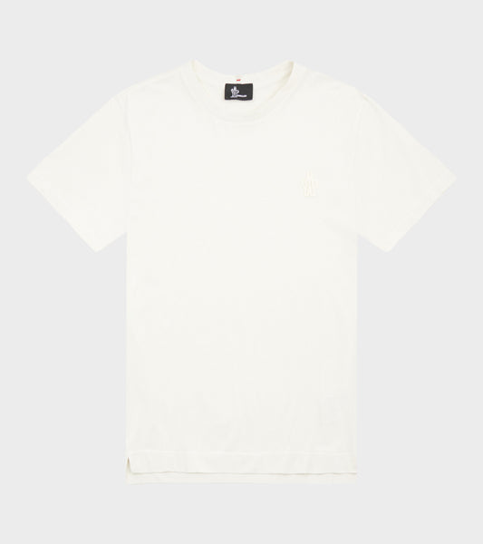 Logo Patch Cotton Blend S/S T-shirt White