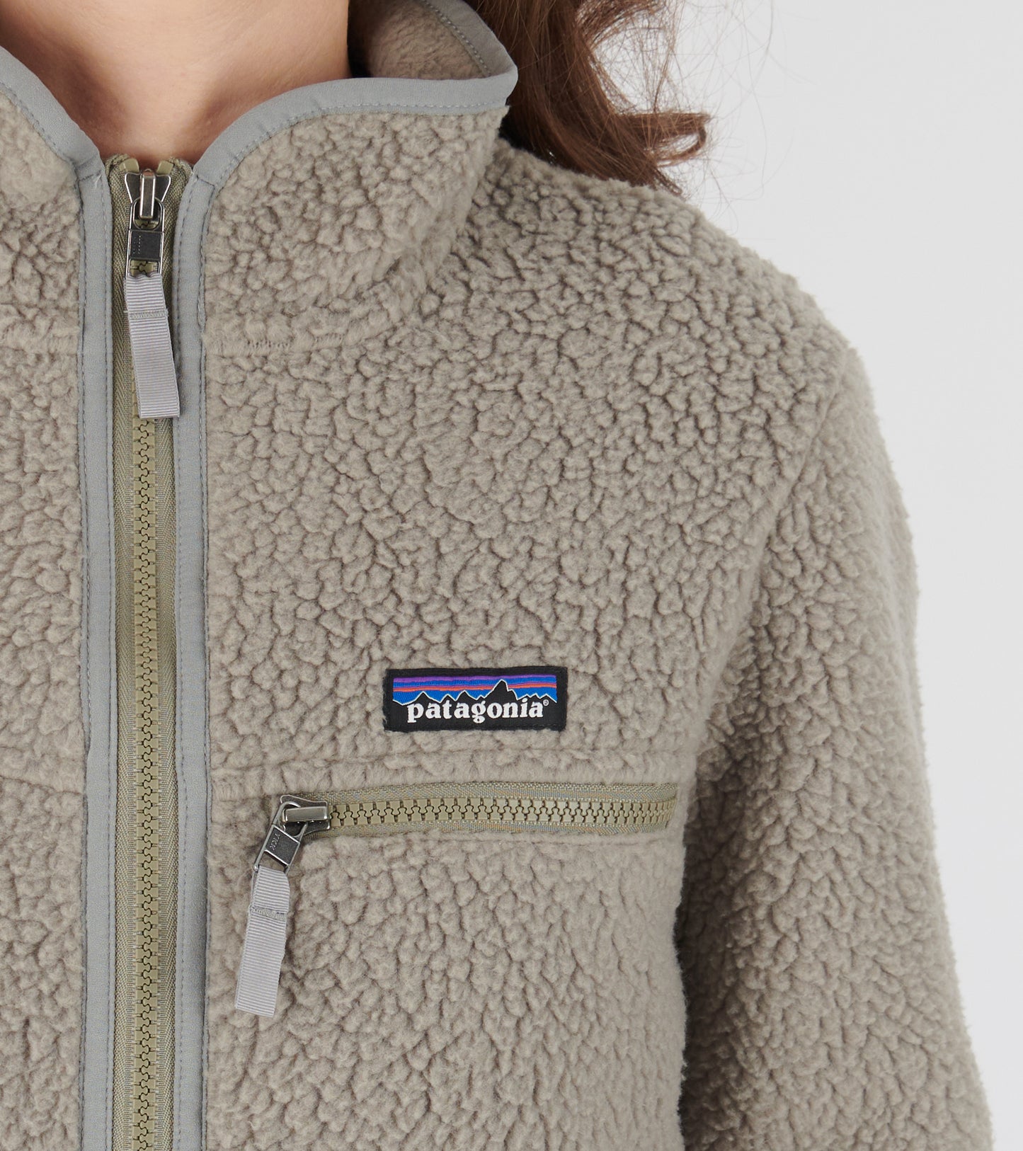 W's Retro Pile Jacket River Rock Green