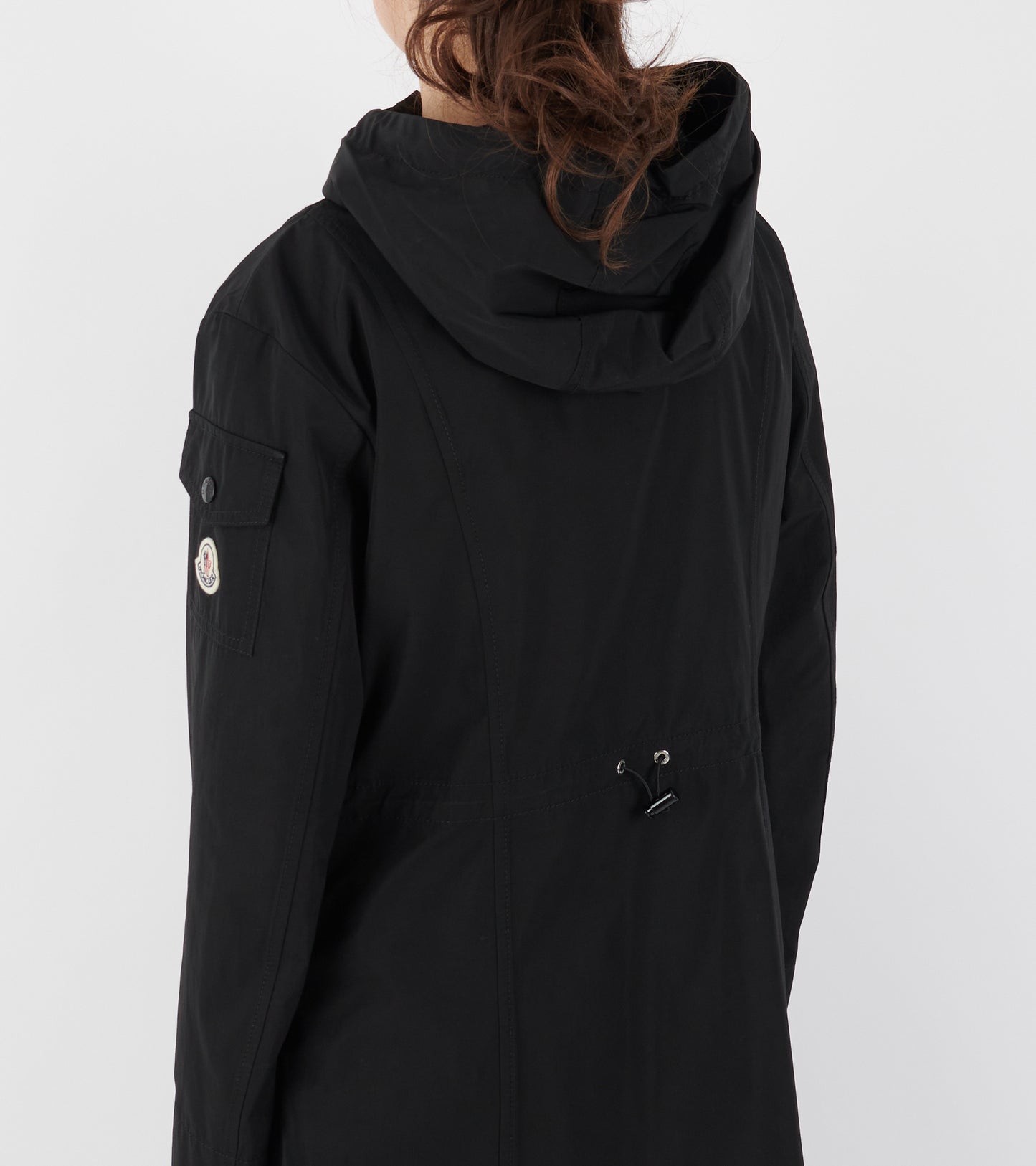 Laerte Hooded Parka Coat Black