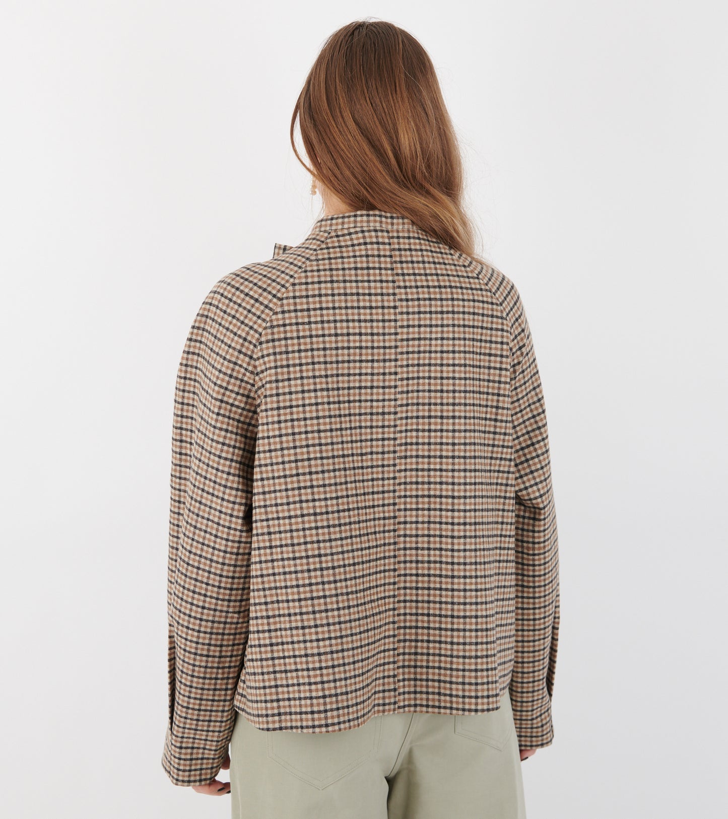 Marie Jacket Brown Check