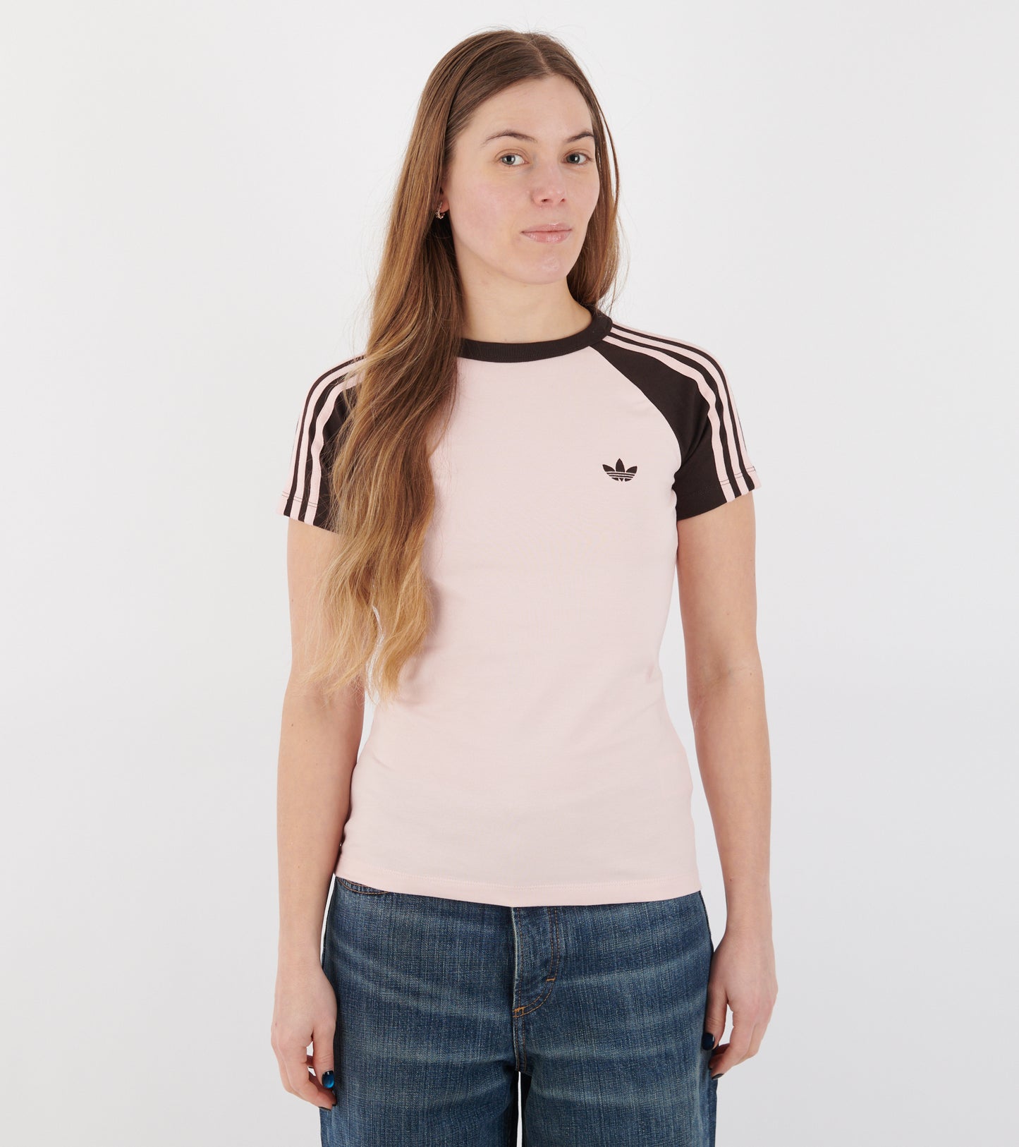 Slim Tee Sandy Pink/Aurora Coffee