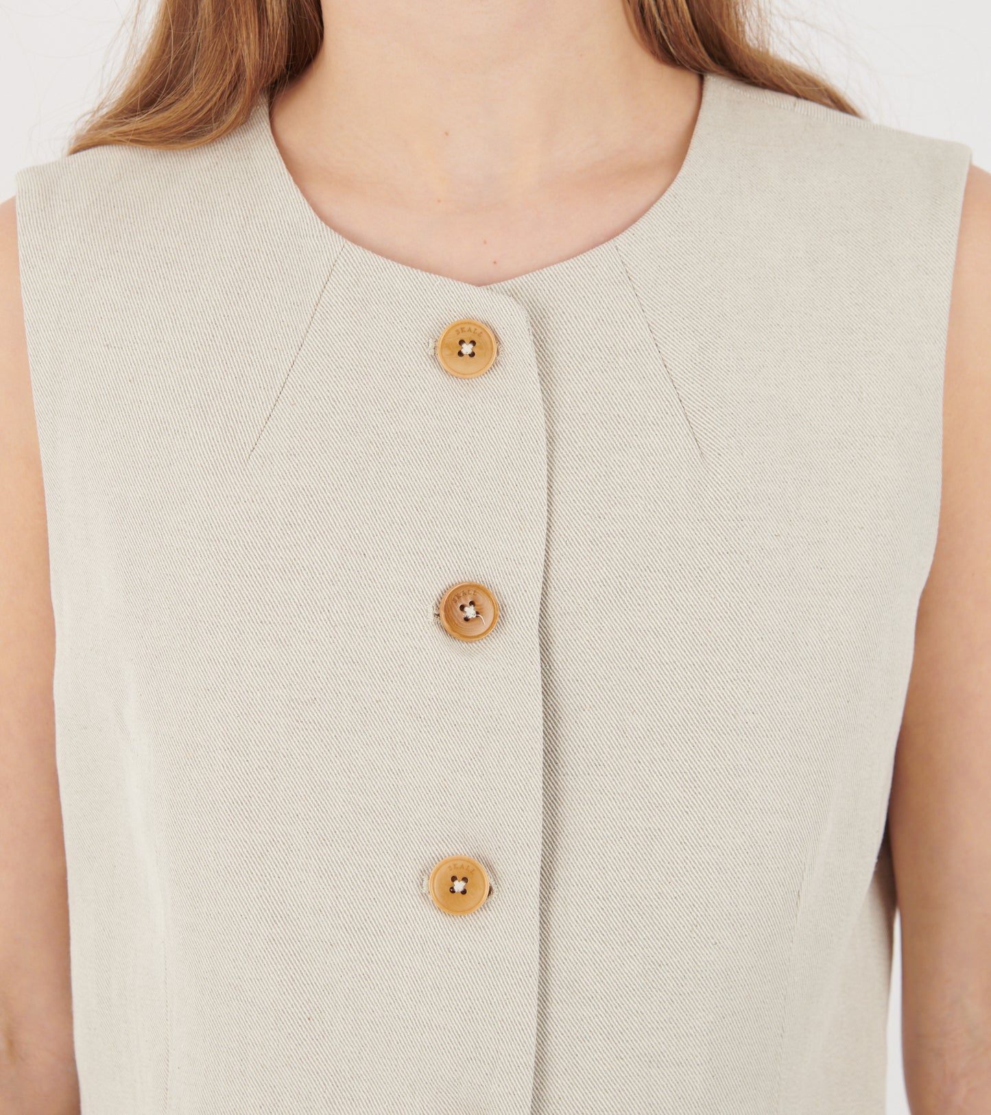 Clementine Waistcoat Natural