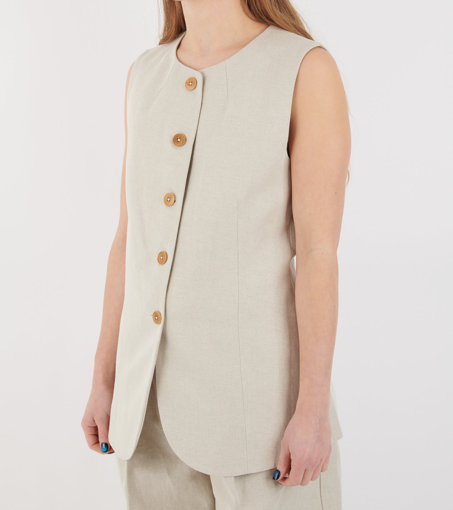 Clementine Waistcoat Natural