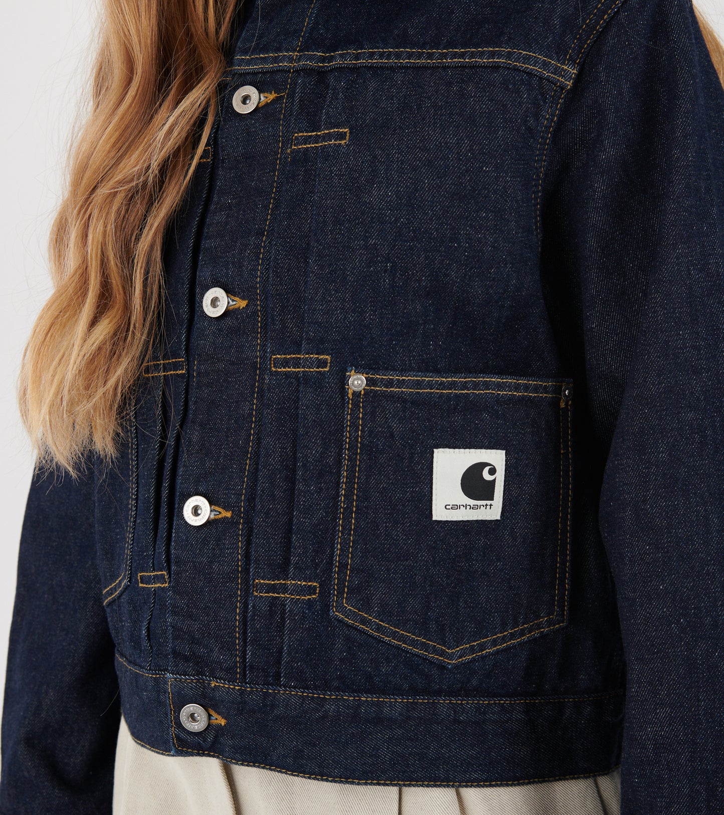 W Belmar Jacket Blue Rinsed