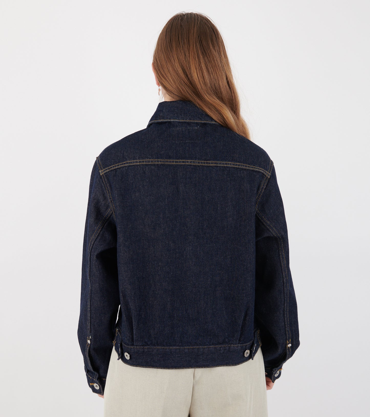 W Belmar Jacket Blue Rinsed