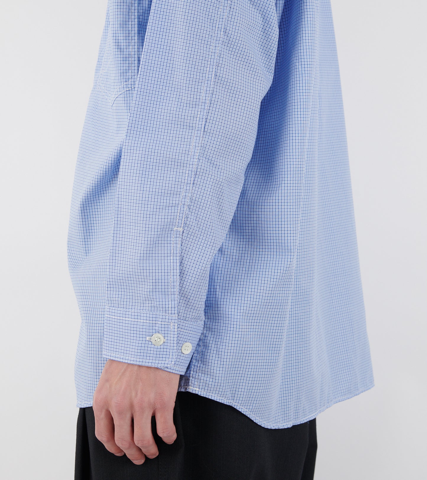 Check Shirt Light Blue/Brown