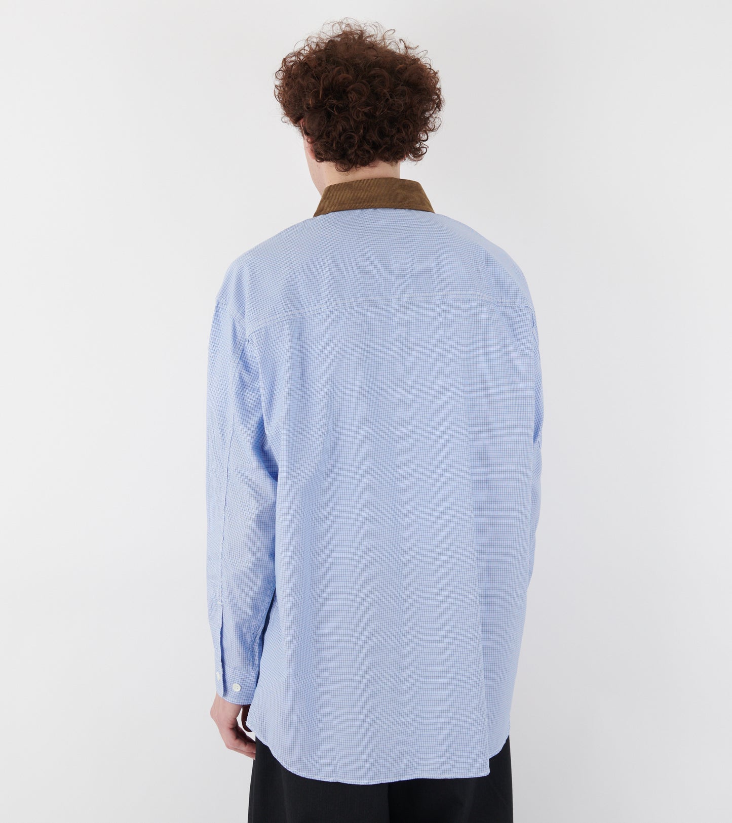 Check Shirt Light Blue/Brown