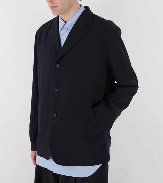 Tropical Wool Blazer Dark Navy