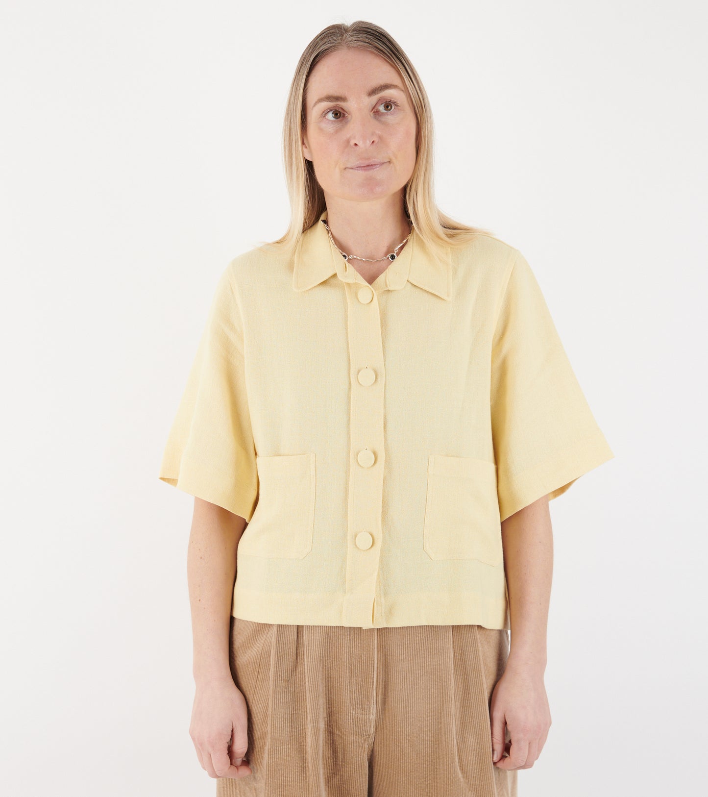 Amanda S/S Shirt Yellow