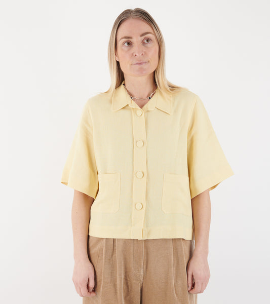 Amanda S/S Shirt Yellow