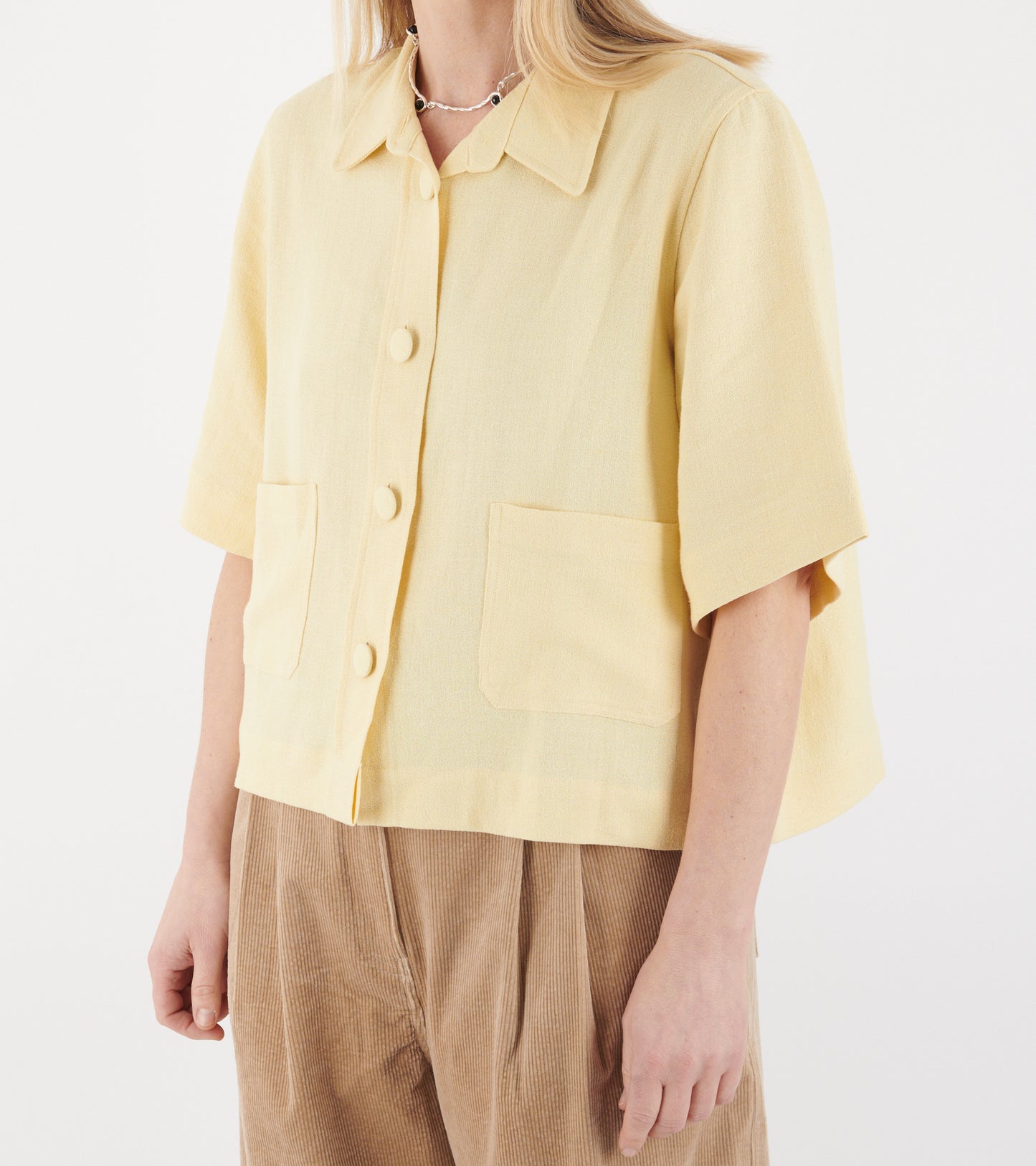 Amanda S/S Shirt Yellow
