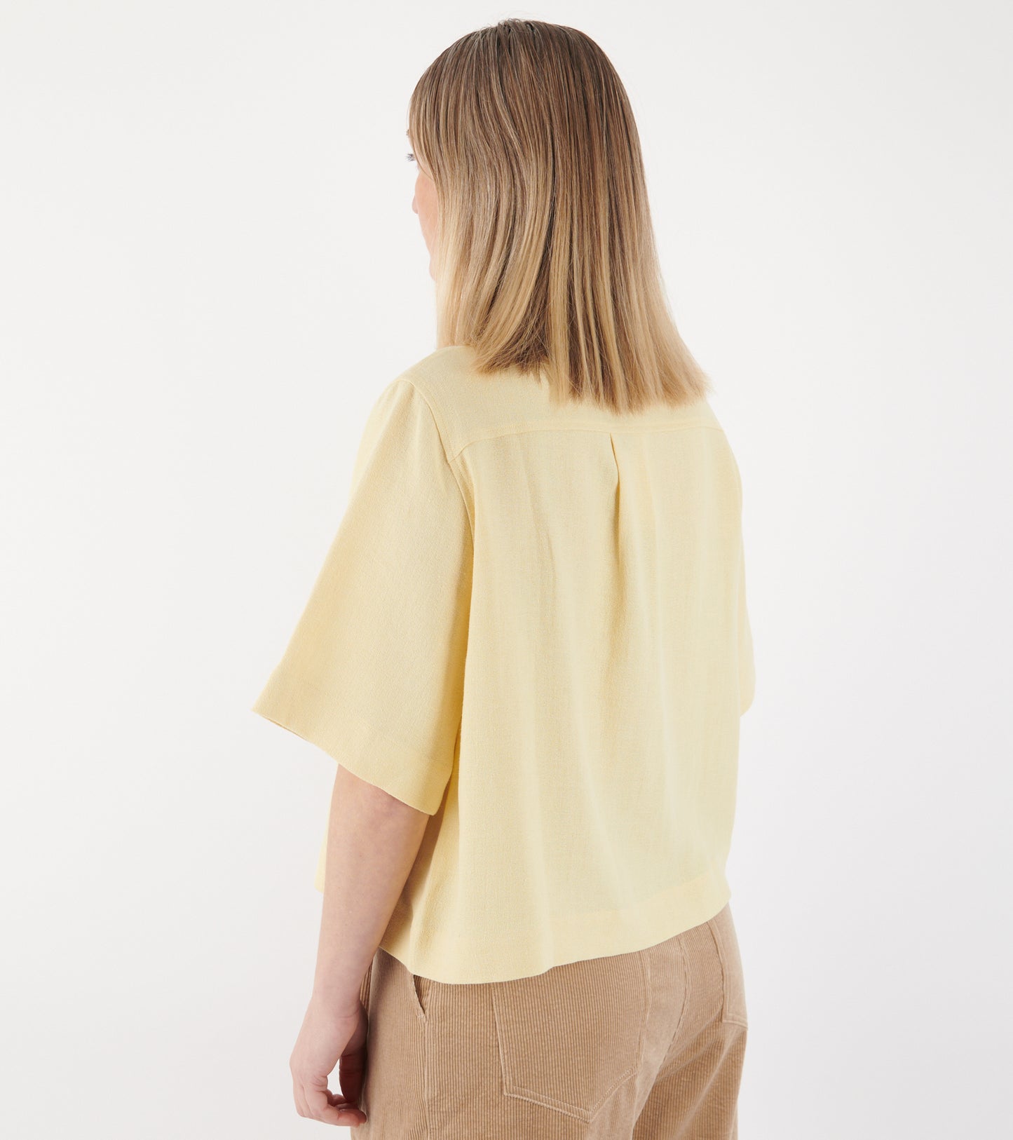 Amanda S/S Shirt Yellow