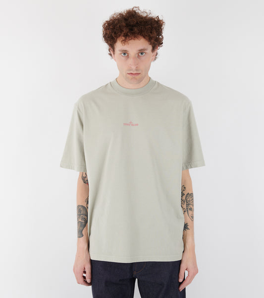 Print T-shirt Sandy Grey