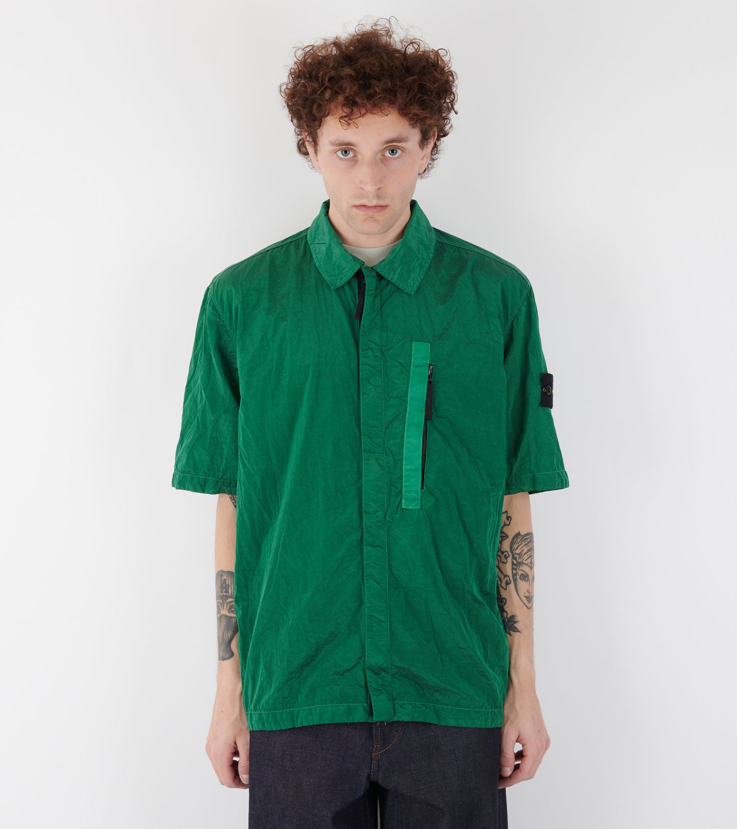 Econyl Nylon S/S Shirt Green