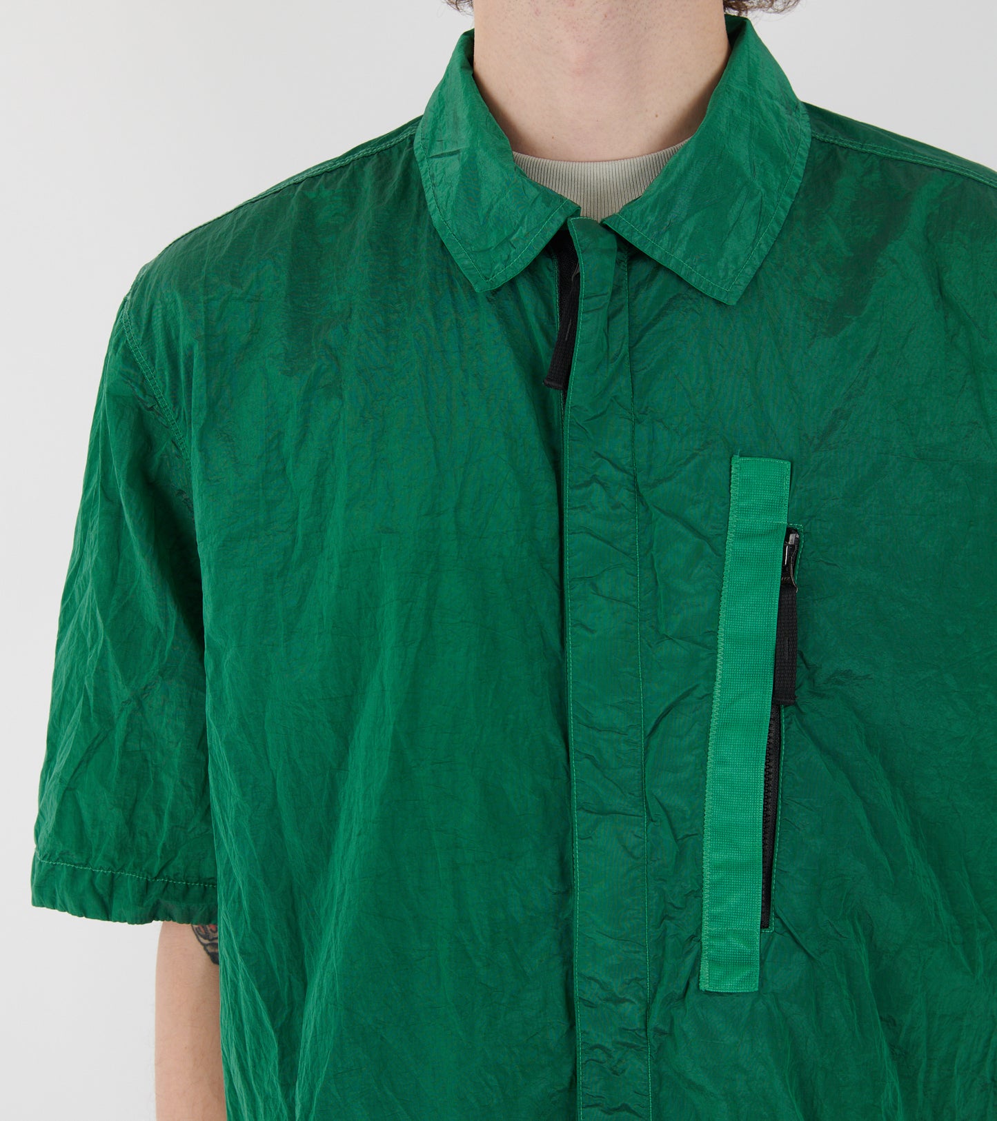 Econyl Nylon S/S Shirt Green