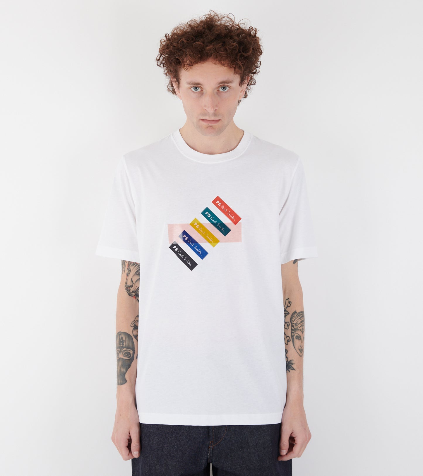 Color Logo T-shirt White