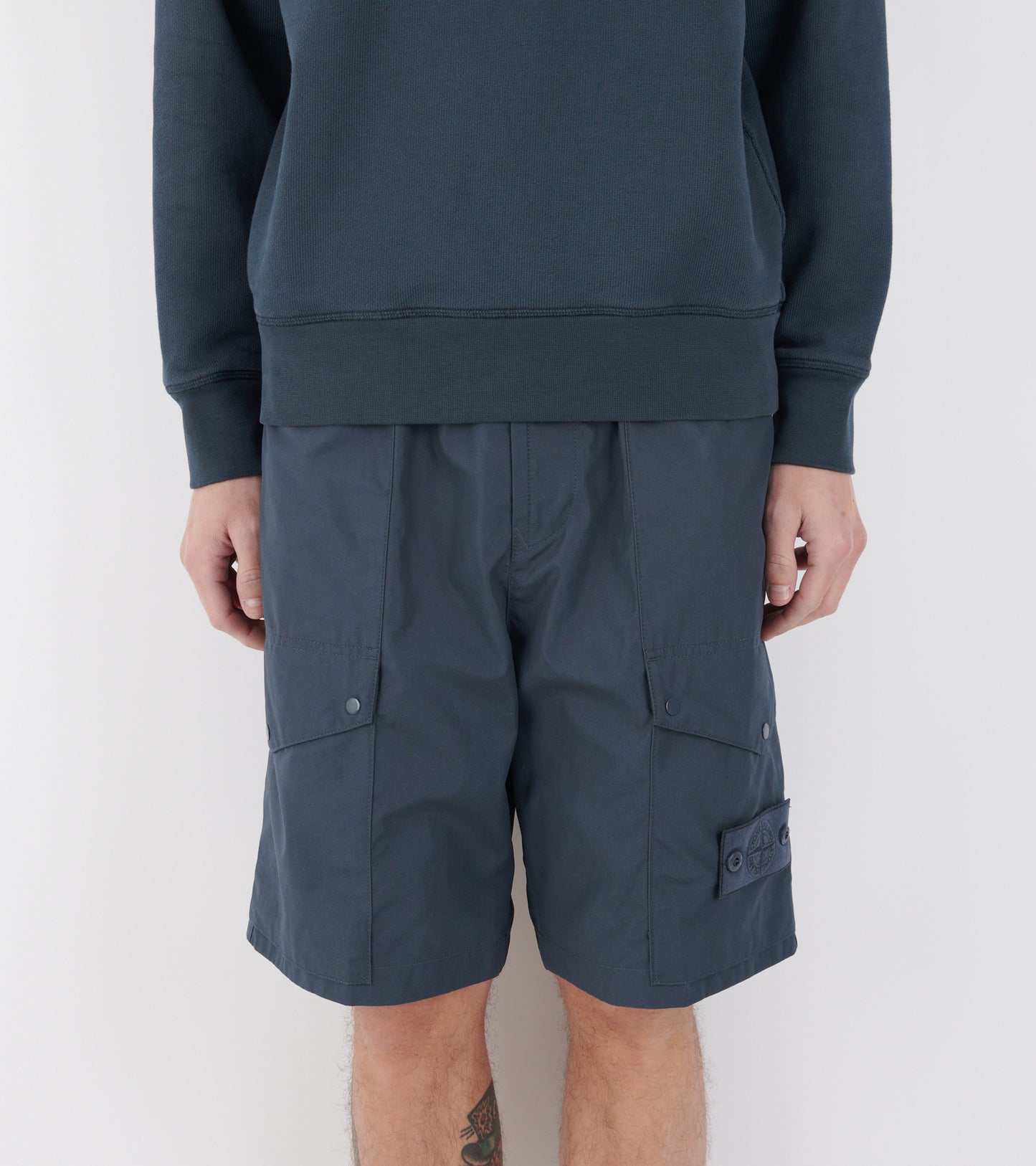 Bermuda Ghost Shorts Dusty Petrol Blue