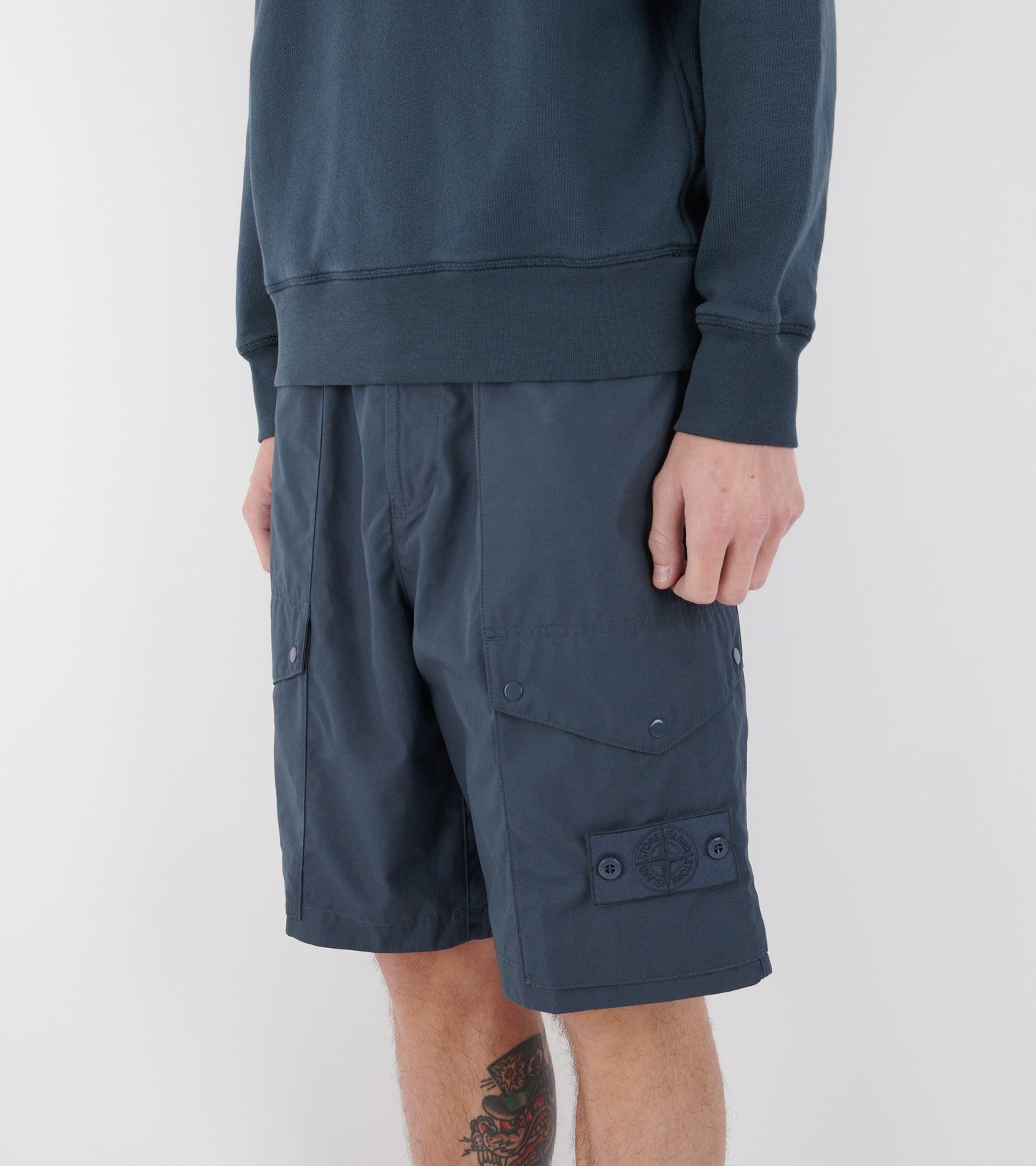 Bermuda Ghost Shorts Dusty Petrol Blue