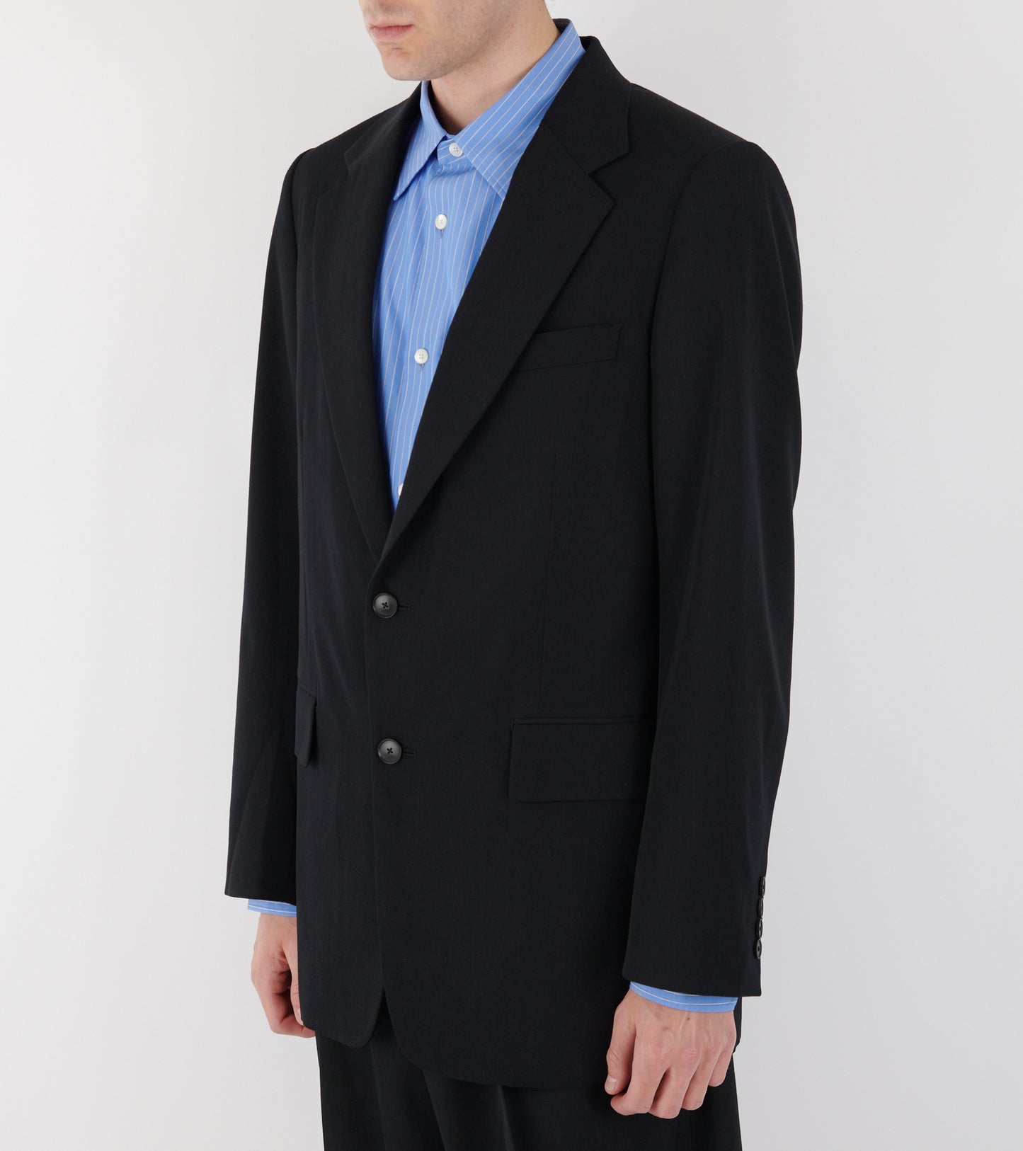 Light Wool Max Gabardine Jacket Black