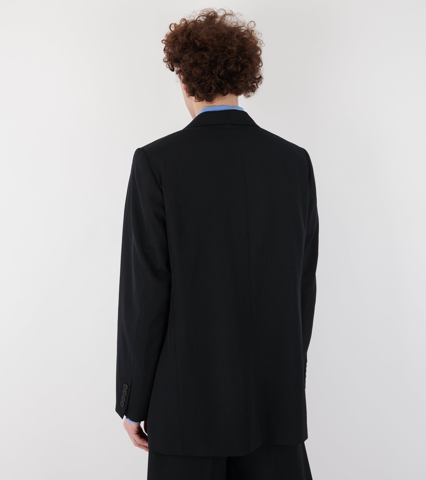 Light Wool Max Gabardine Jacket Black