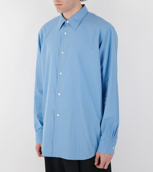 Washed Finx Twill Shirt Blue