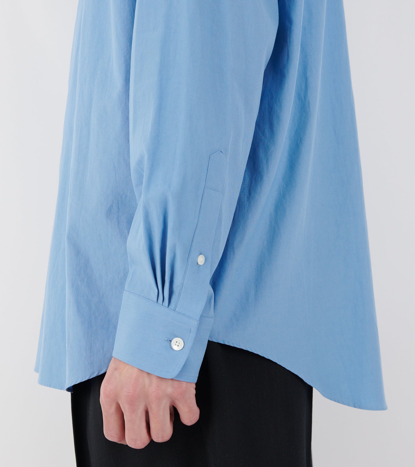Washed Finx Twill Shirt Blue