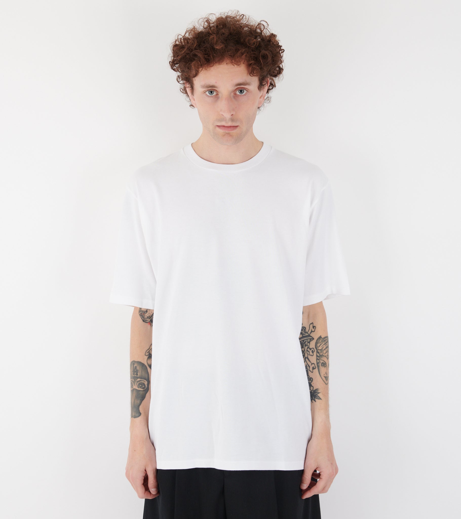 Luster Plaiting Tee White – Dr. Adams