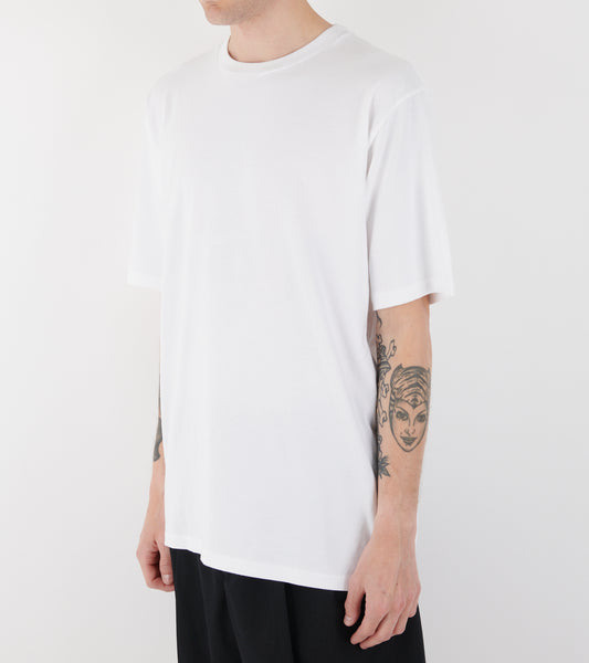 Luster Plaiting Tee White