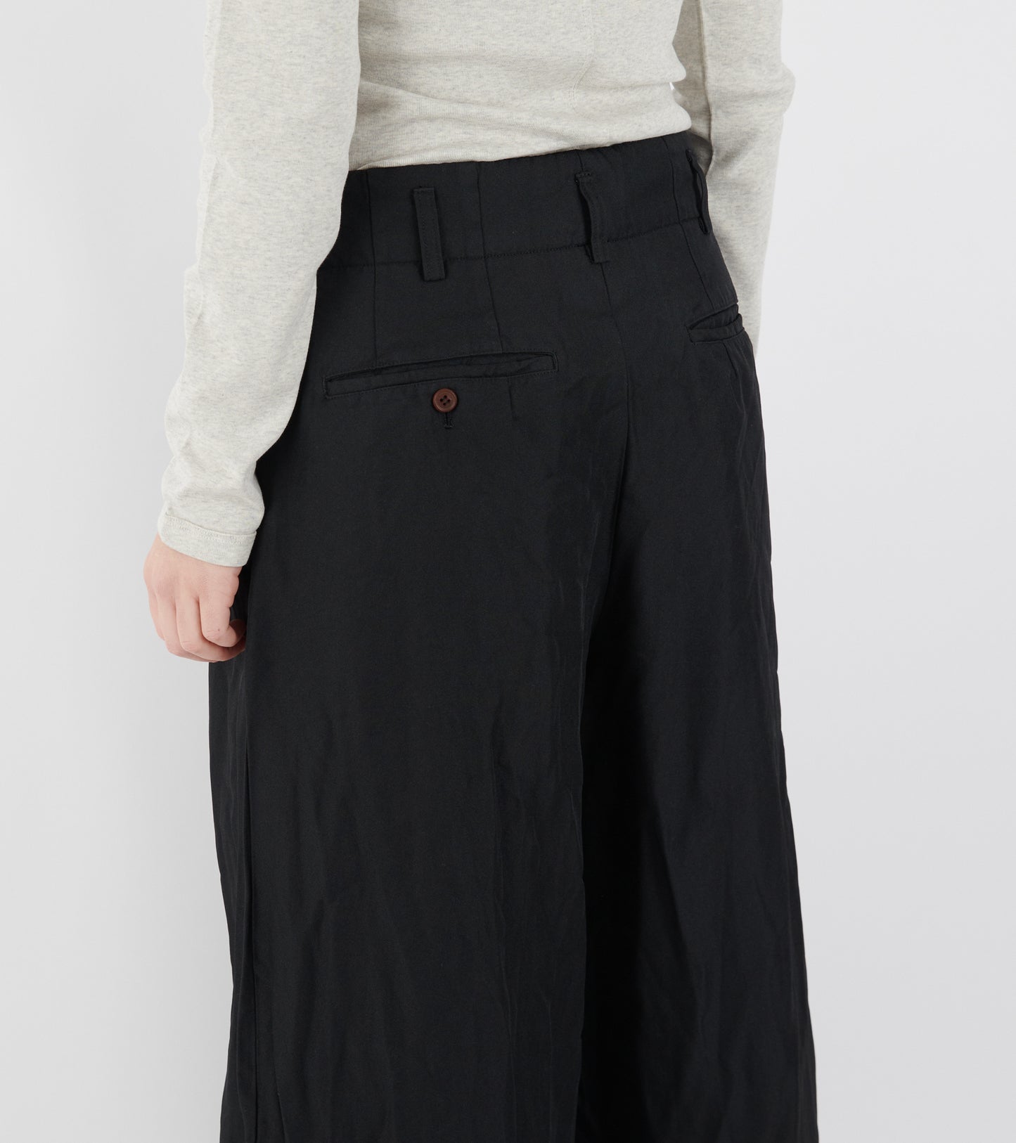 Box Trousers Black