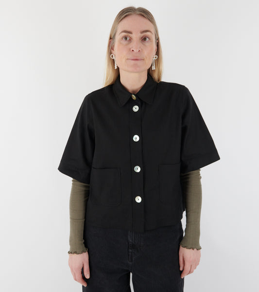 Amanda S/S Shirt Black