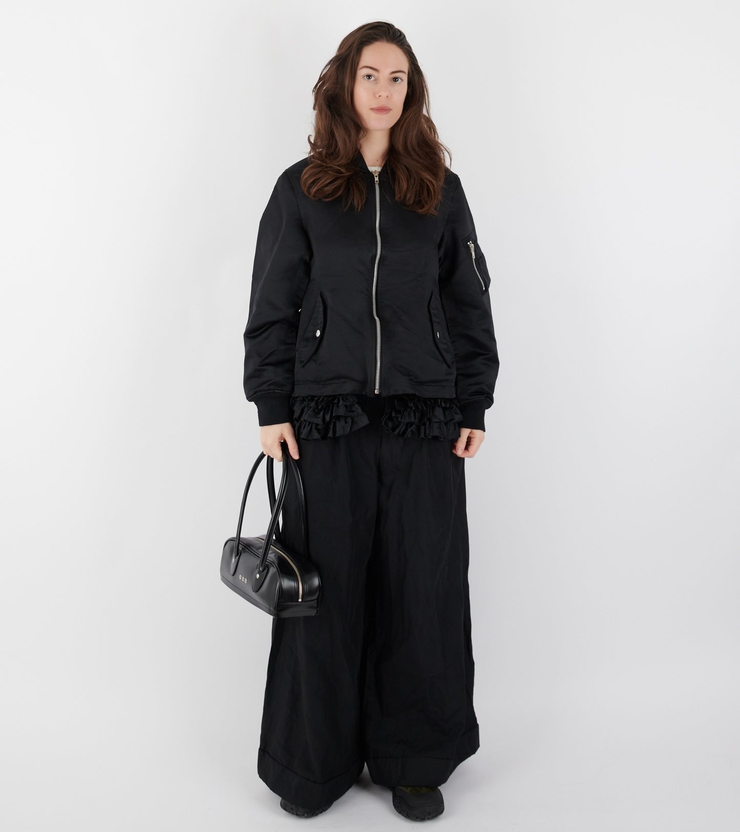 Small Bowler Shoulder Bag Black