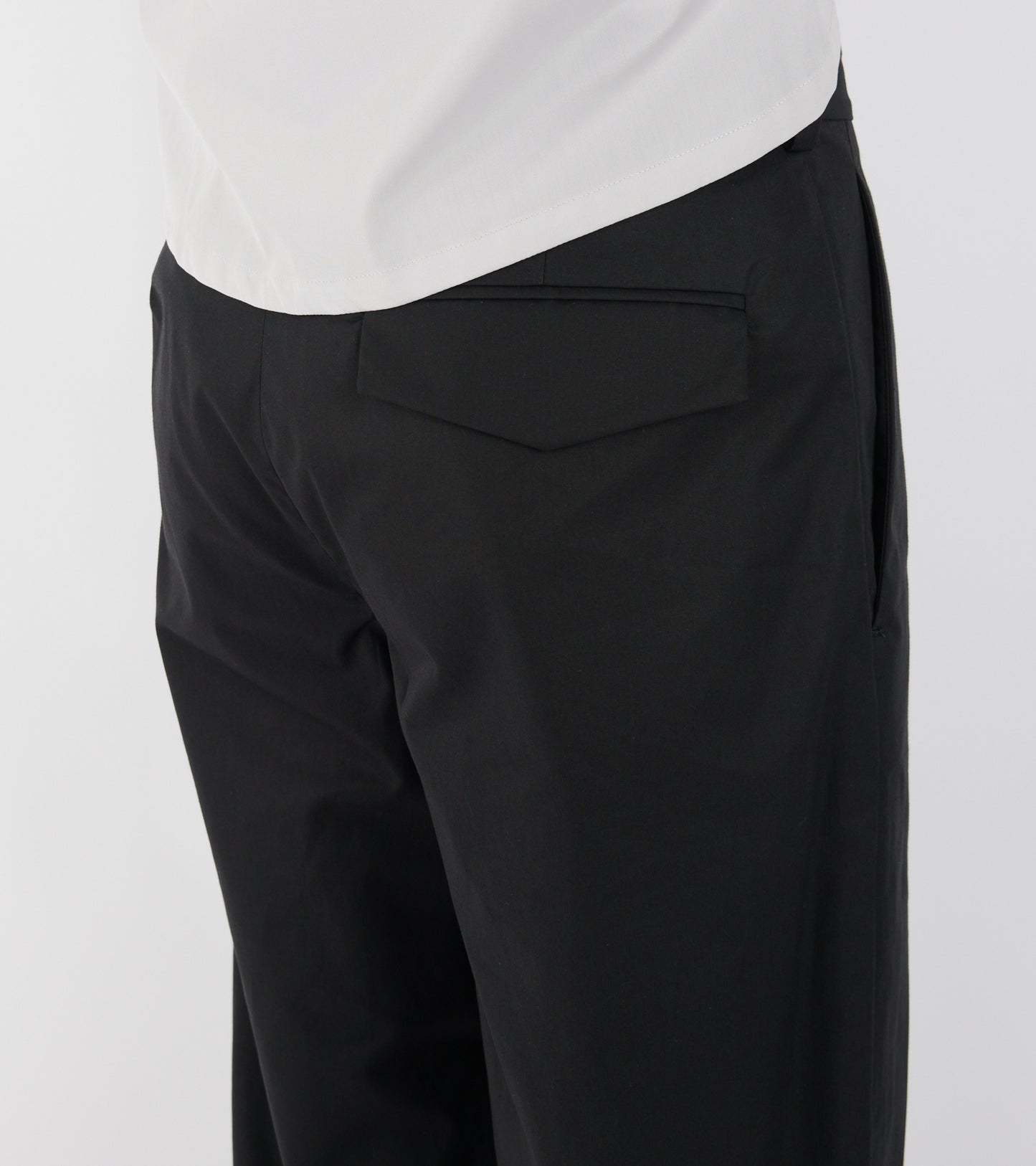 Cotton Trousers Black