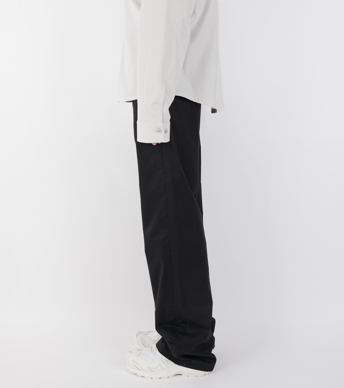 Cotton Trousers Black
