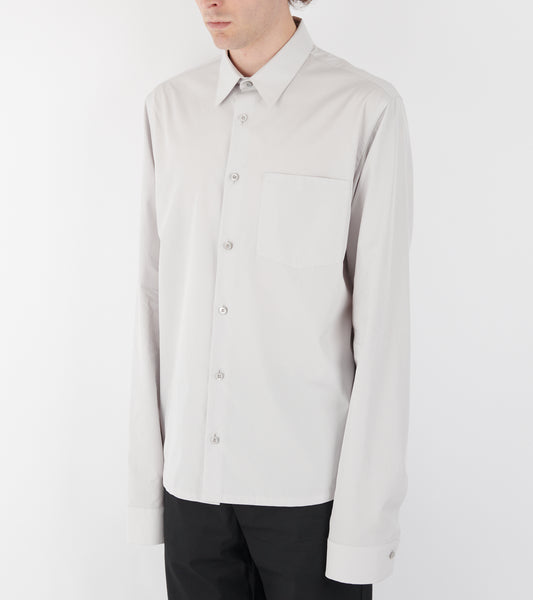 Poplin Shirt Light Grey
