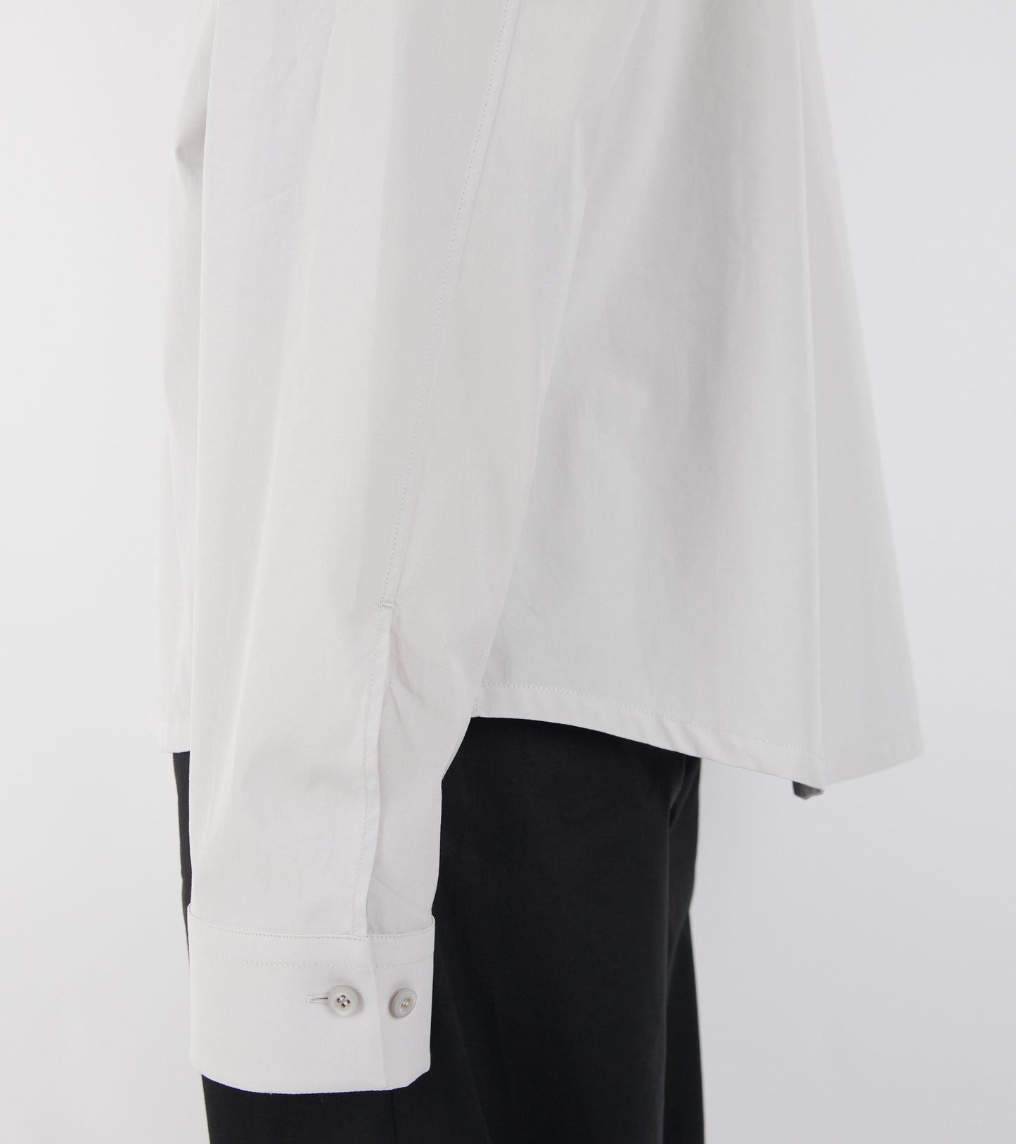 Poplin Shirt Light Grey