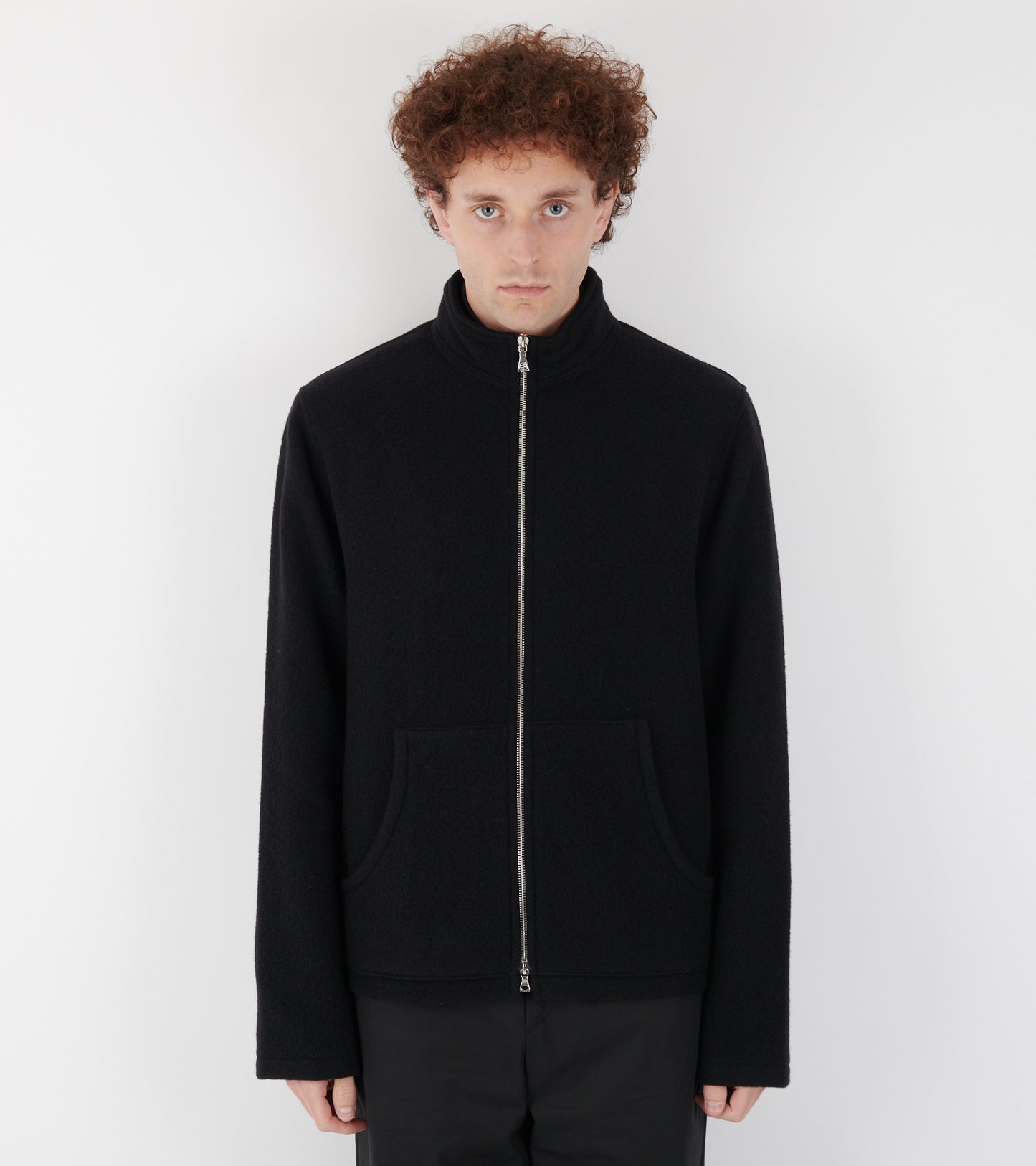 Fleece Full Zip Black
