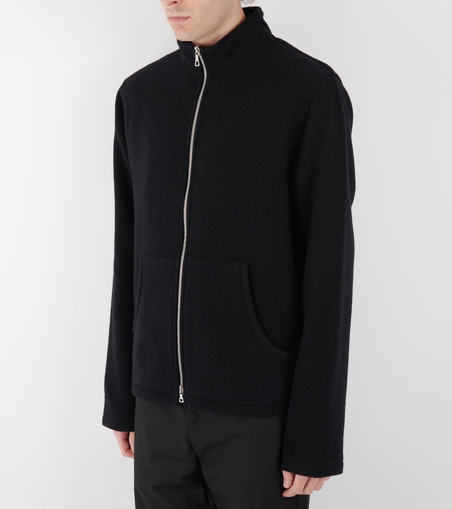 Fleece Full Zip Black