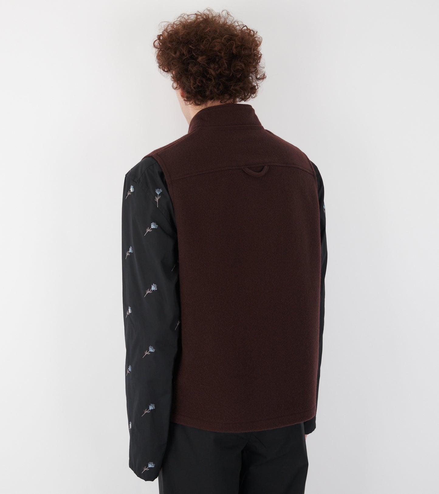 Fleece Full Zip Vest Tanin