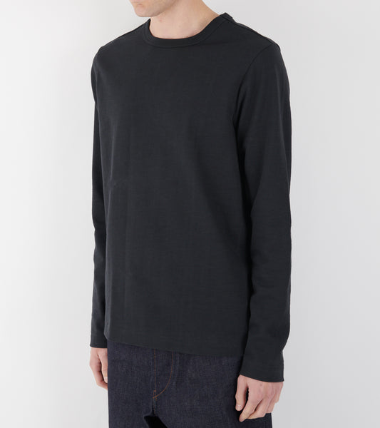 2S18 Loopwheeled Relaxed Fit Heavyweight Longsleeve Charcoal