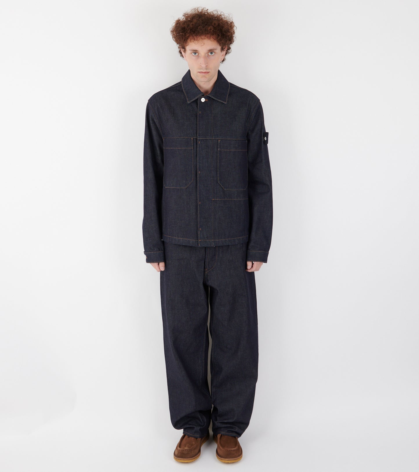 Indigo Denim Raw Jacket Blue