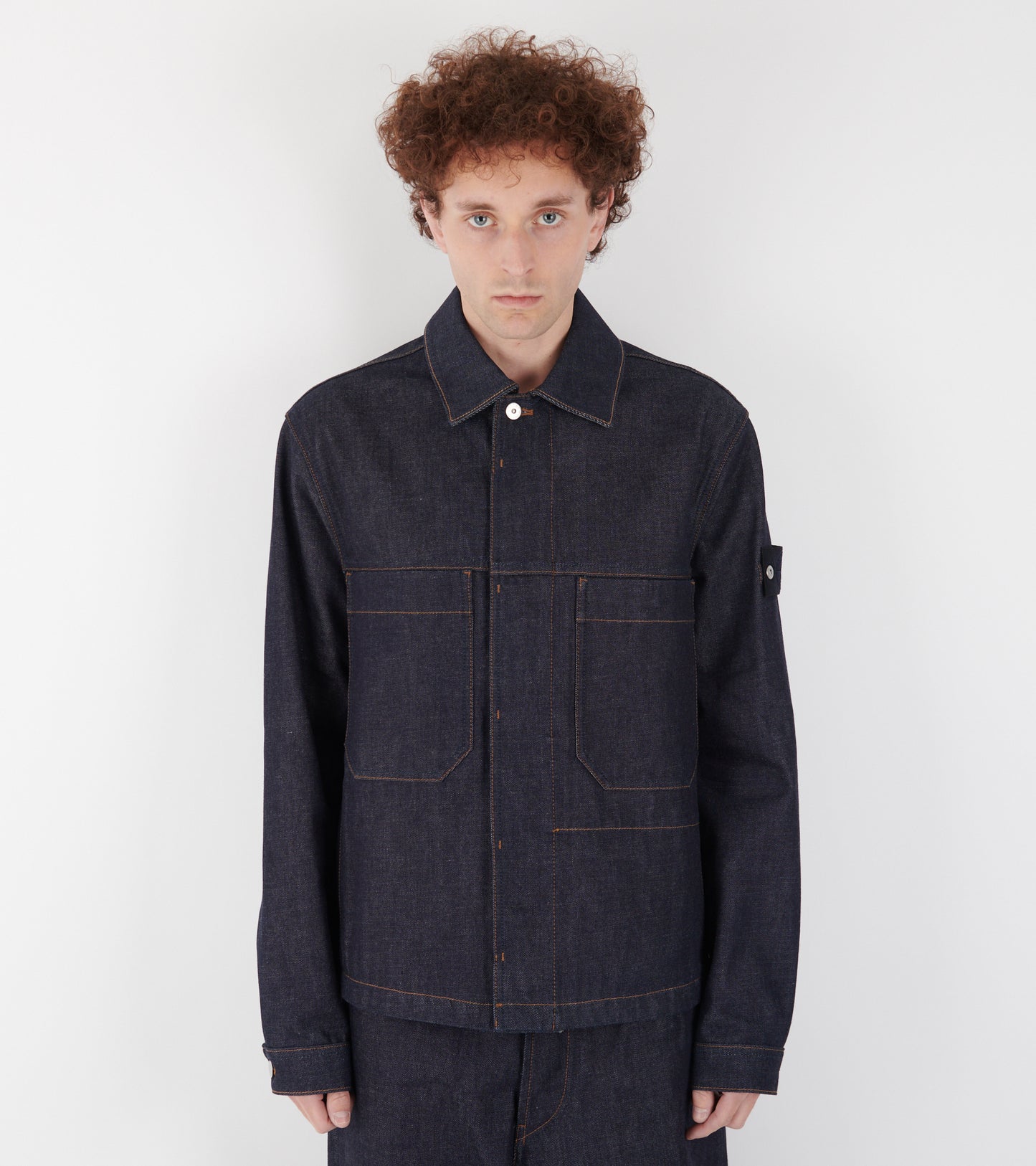 Indigo Denim Raw Jacket Blue