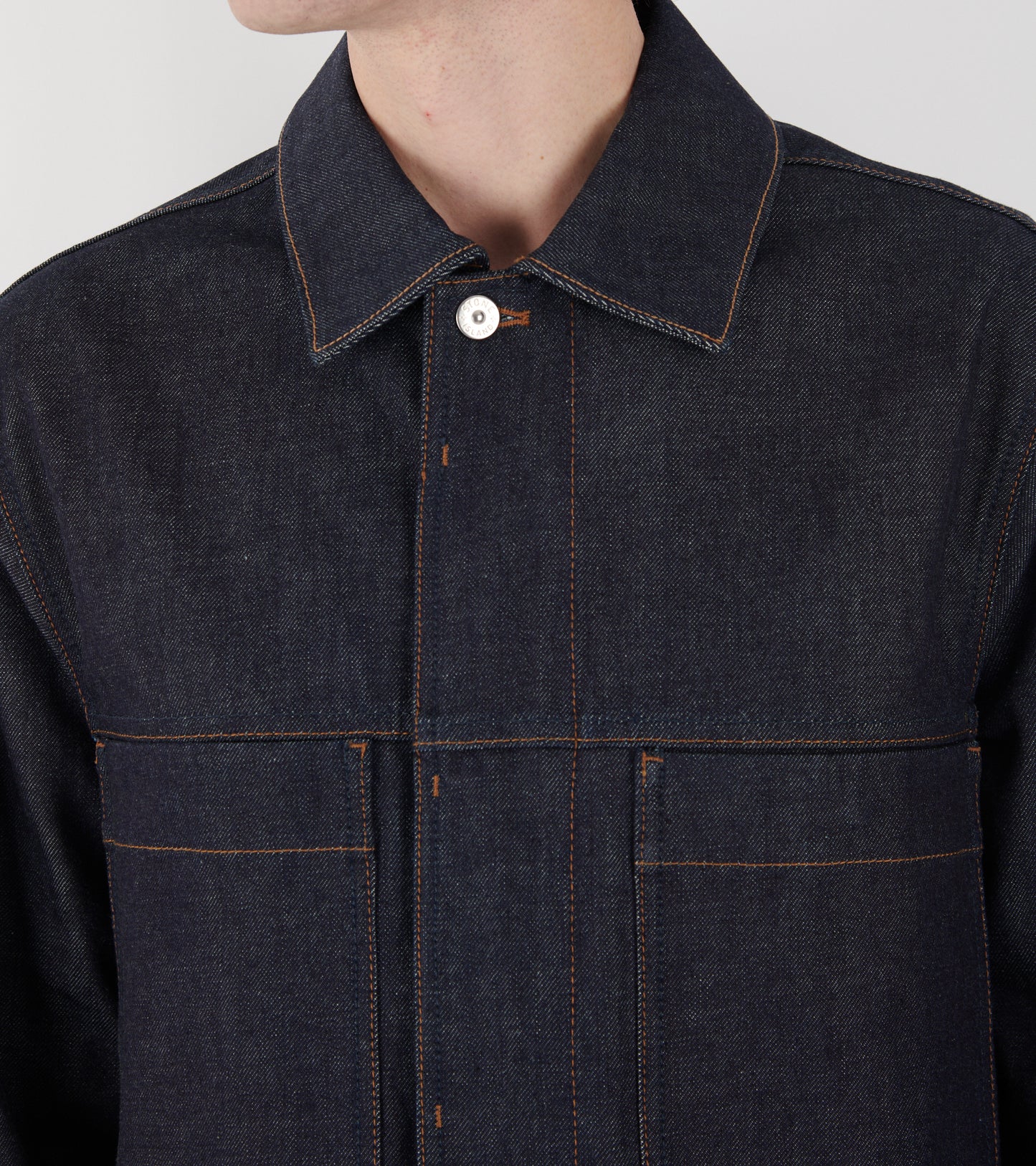 Indigo Denim Raw Jacket Blue