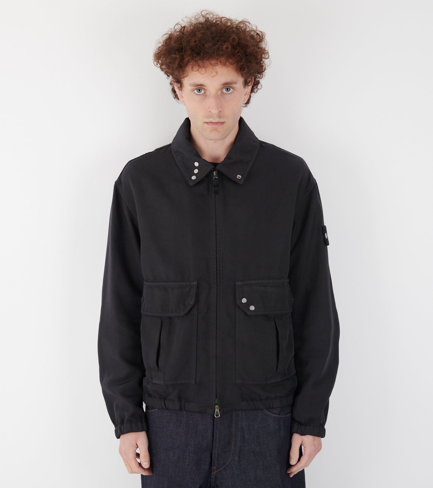 Dense Oxford Nylon-TC Jacket Navy