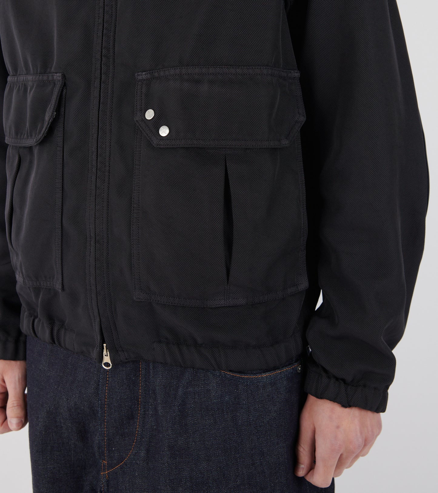 Dense Oxford Nylon-TC Jacket Navy