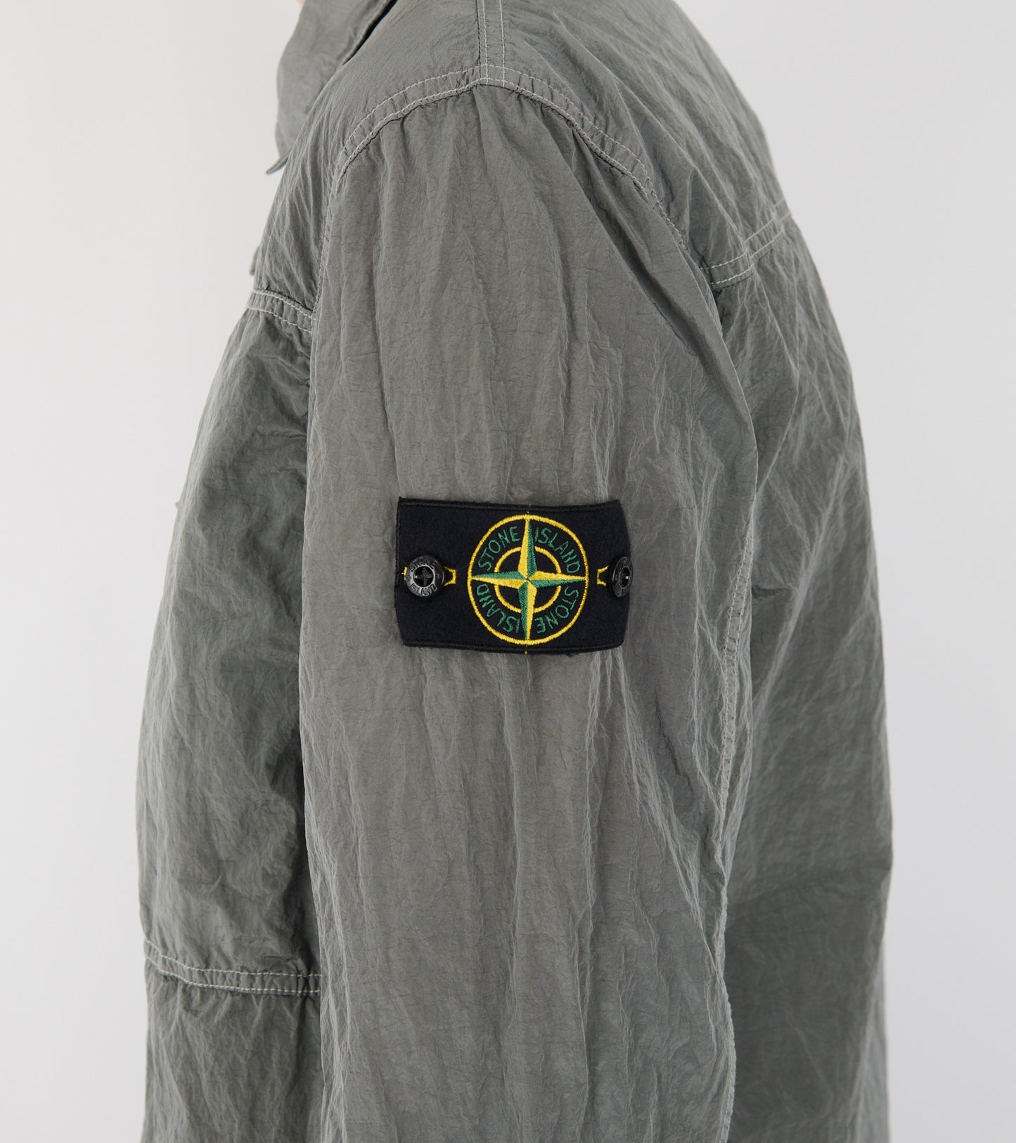 Econyl Nylon Overshirt Grey