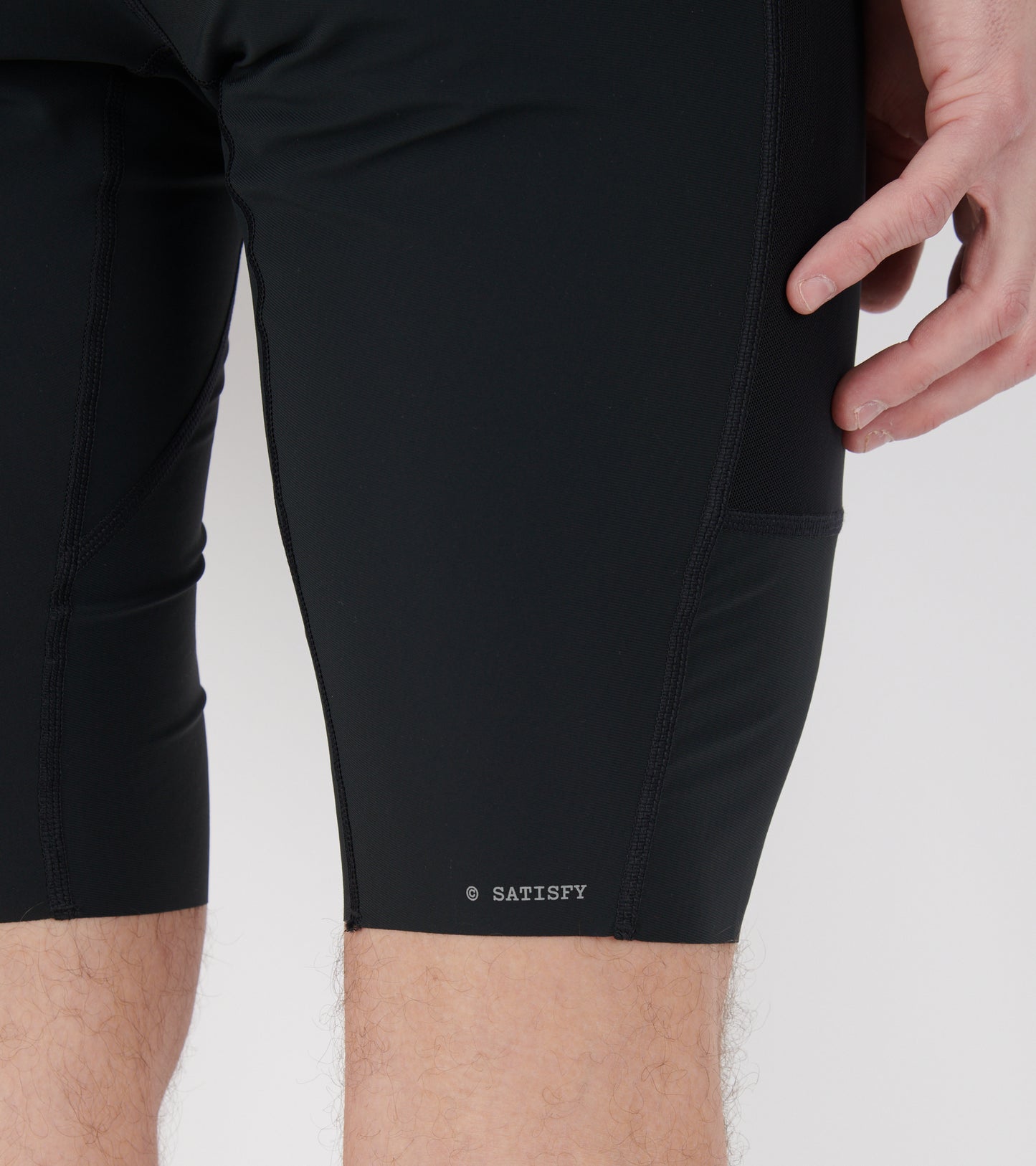 TechSilk Evo 9 Half Tights Black