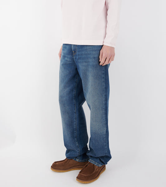 Aaron Pant Blue Dark Used Wash