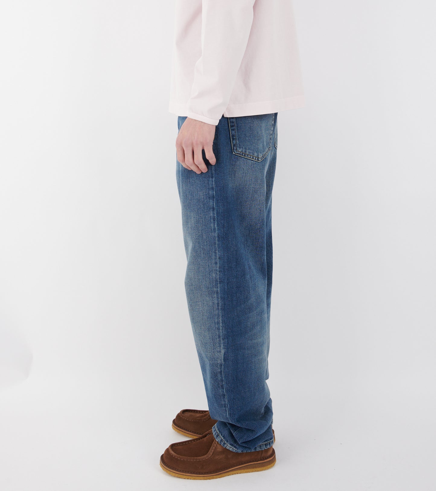 Aaron Pant Blue Dark Used Wash